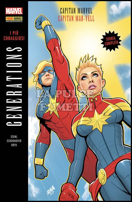 GENERATIONS # 7 - I PIÙ CORAGGIOSI: CAPITAN MARVEL & CAPITAN MAR-VELL